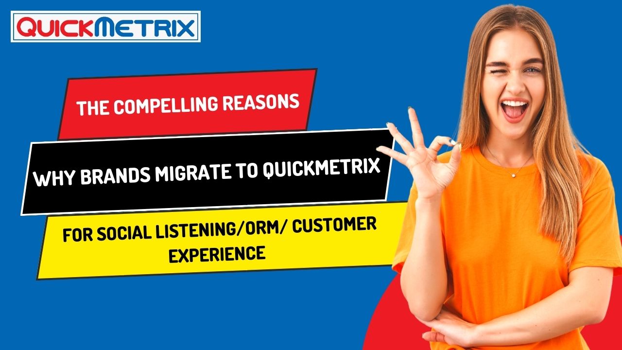 The Compelling Reasons why brands  Migrate to QuickMetrix for Social Listening/ORM/Customer Experience.